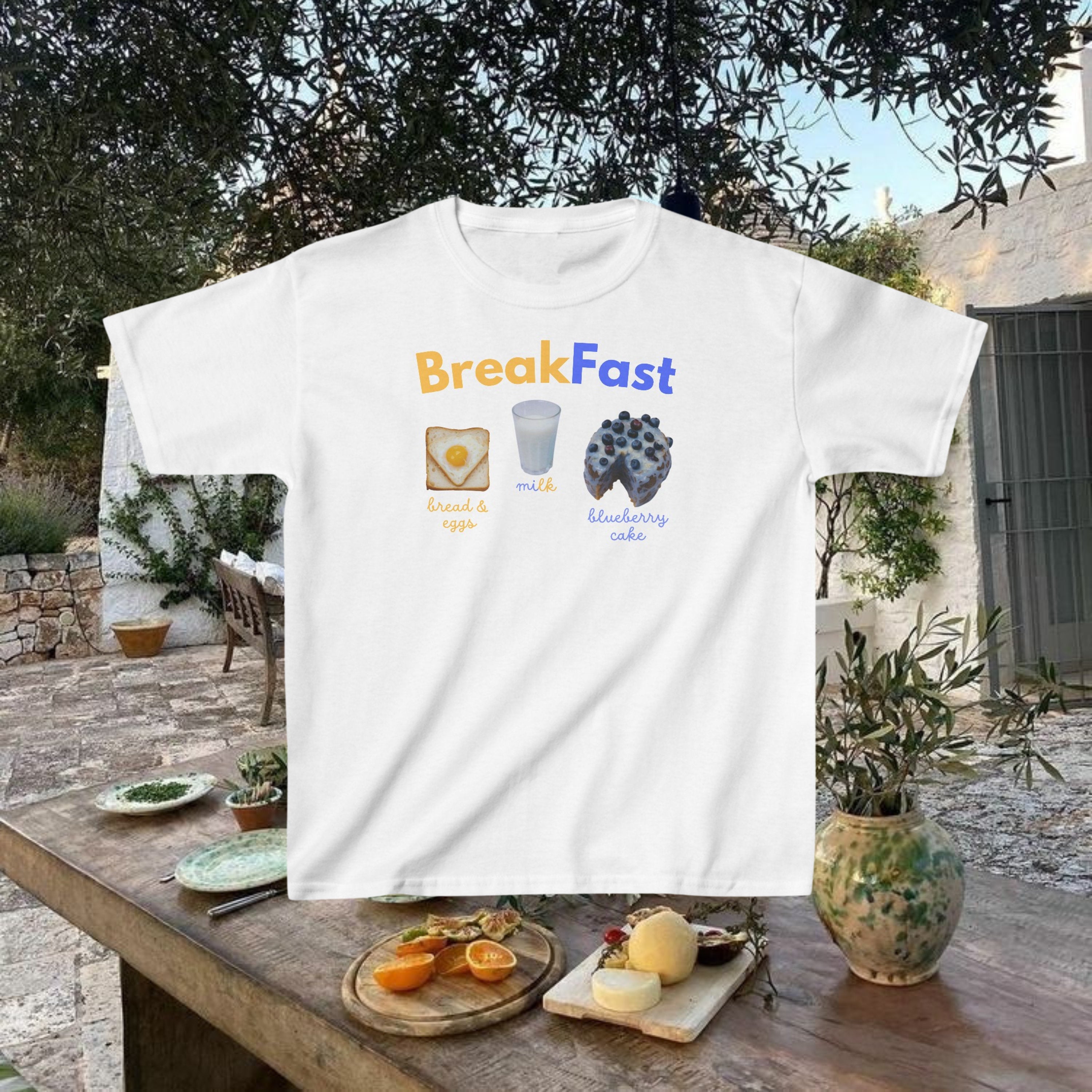 Vintage Breakfast Baby Tee