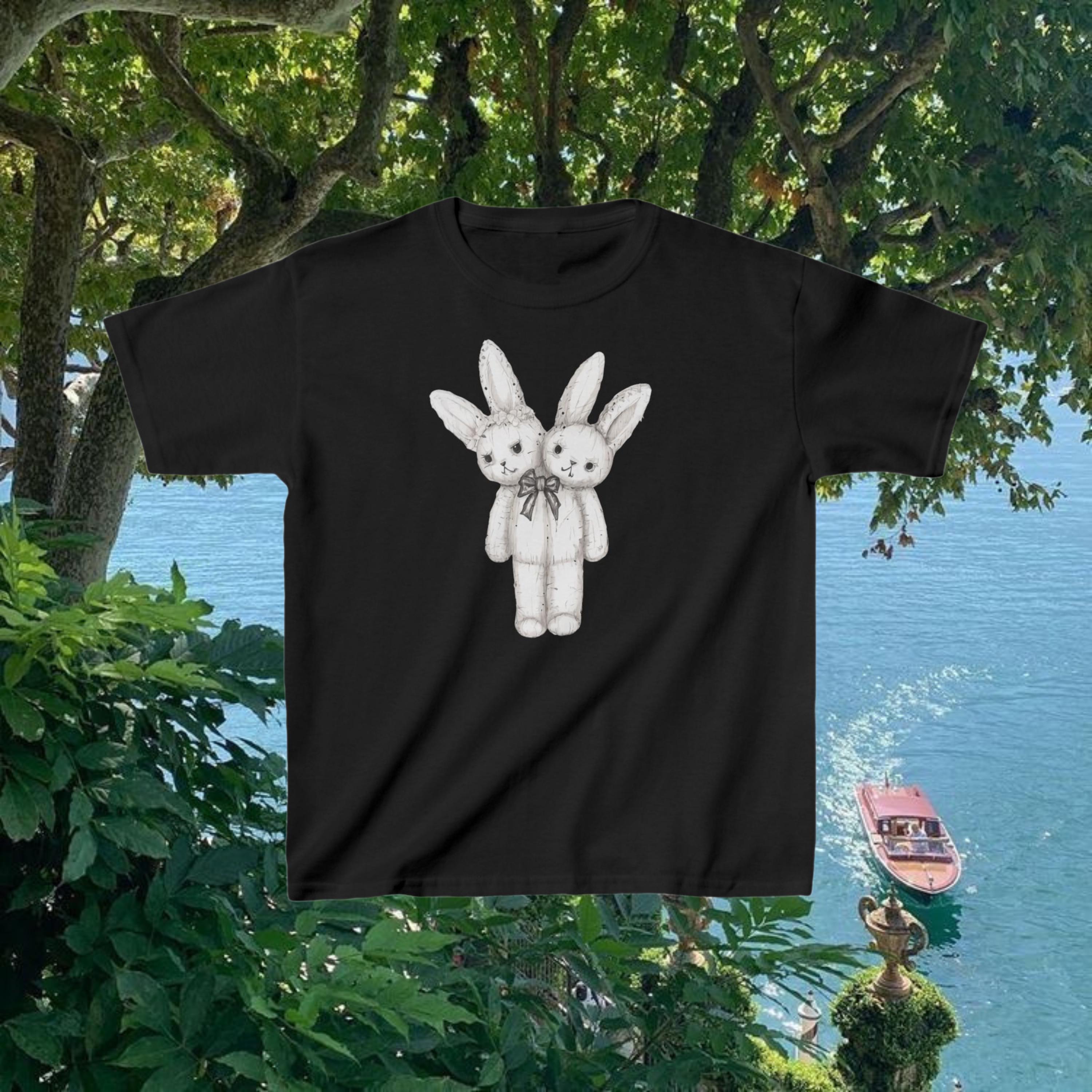 Two Headed Bunny Baby Tee