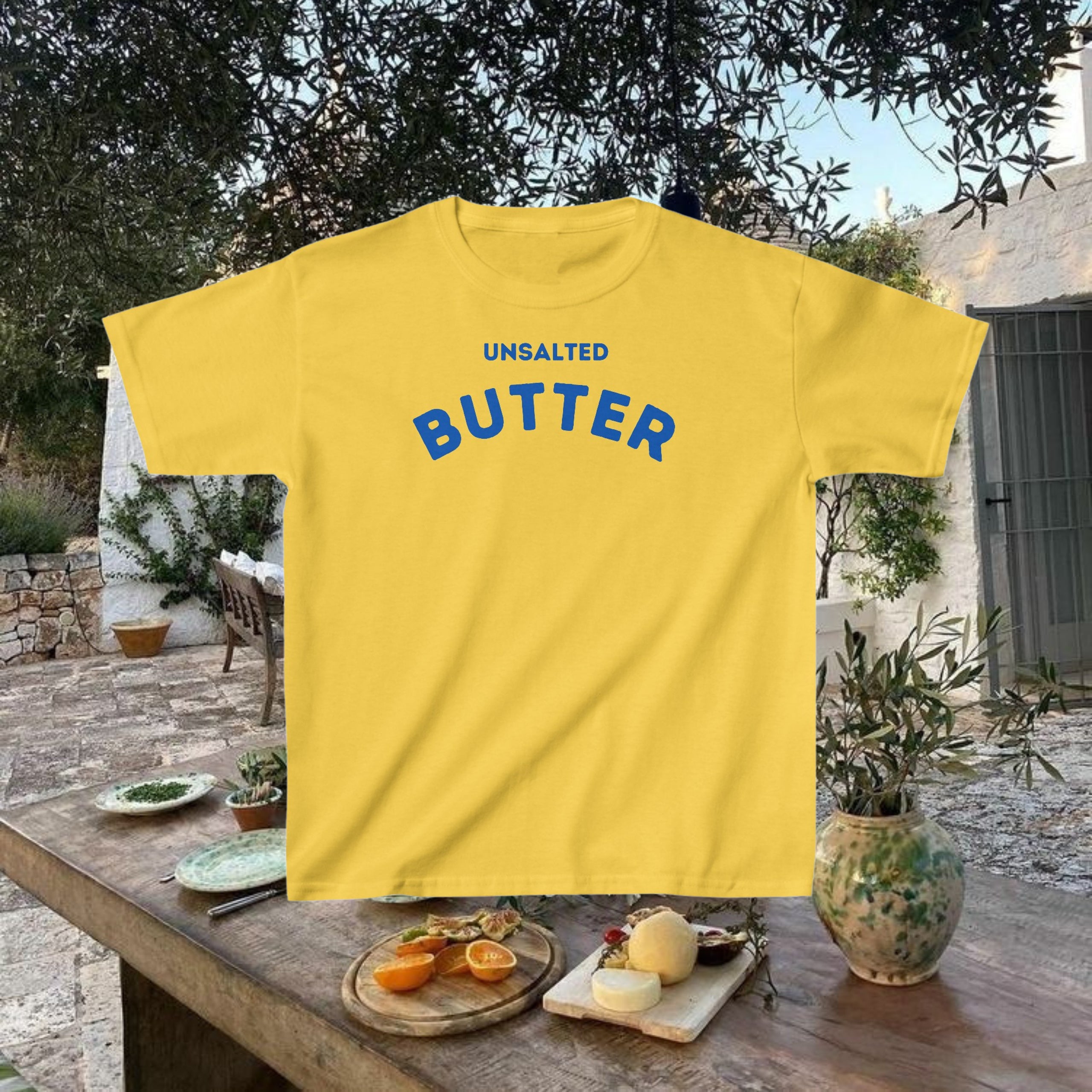 UNSALTED BUTTER baby tee