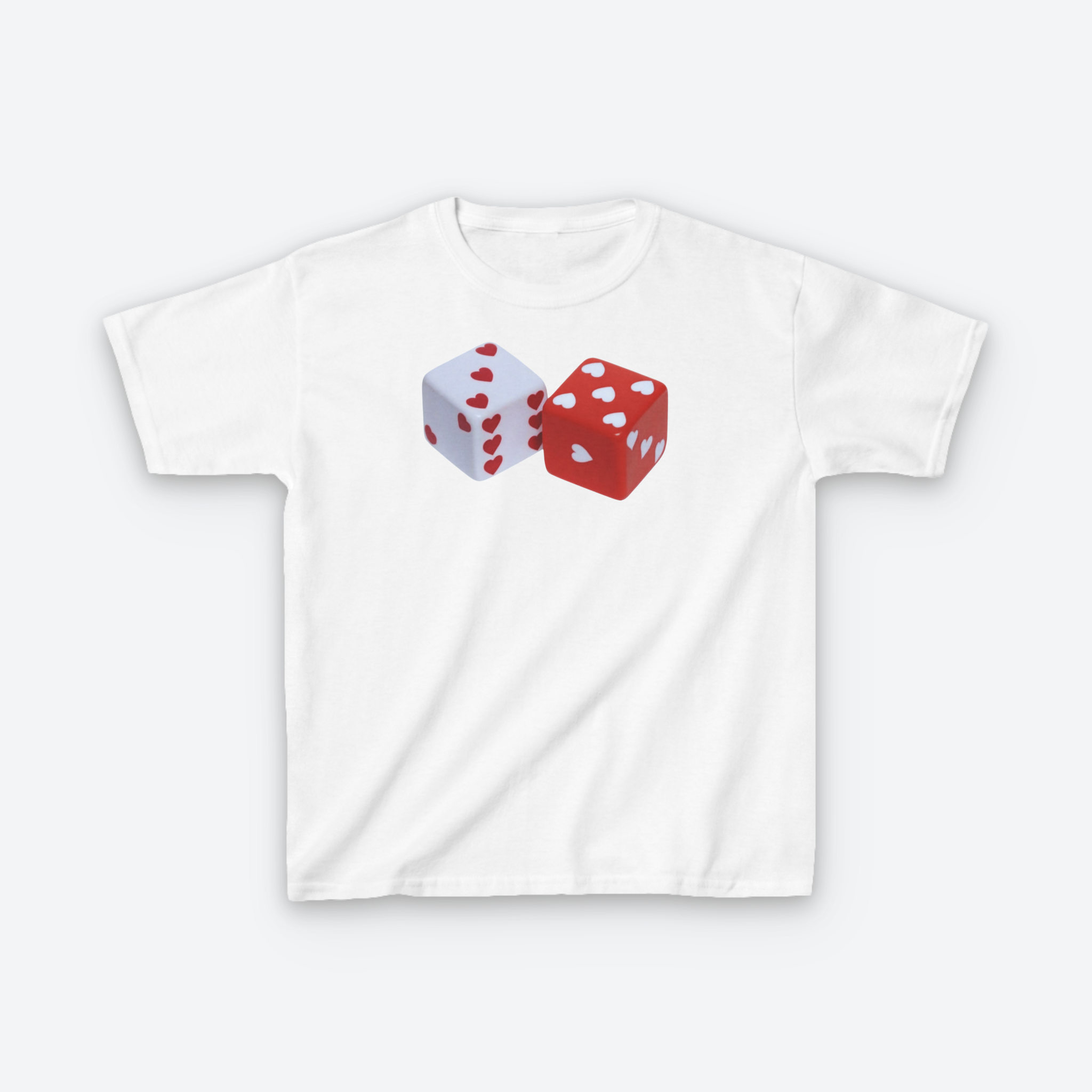Dice of Hearts Baby Tee