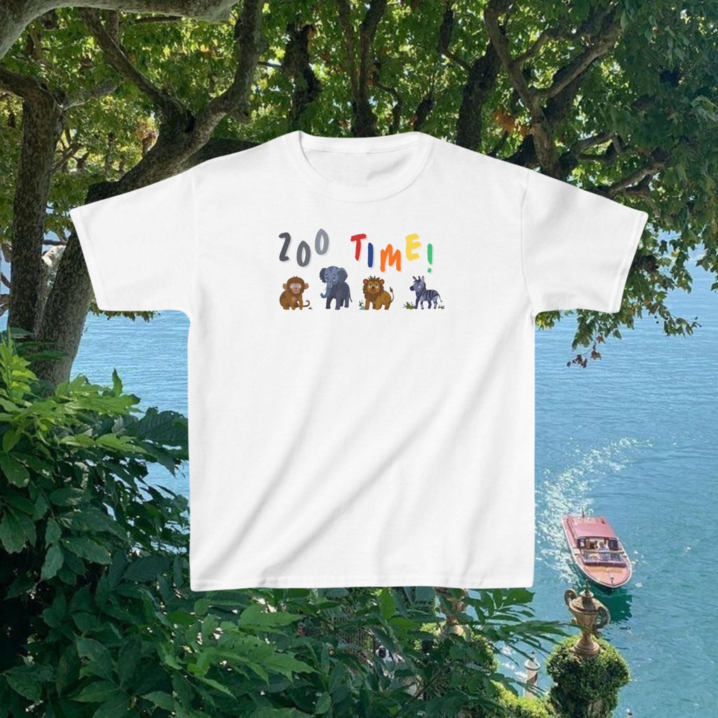 Zoo Time Y2K Baby Tee | Retro Animal Print T-shirt | Trendy Streetwear | Cute Summer Top for Women | 90s Inspired Fashion