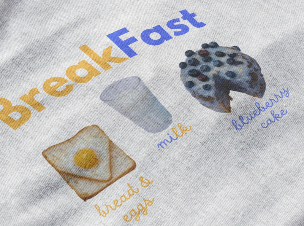 Vintage Breakfast Baby Tee